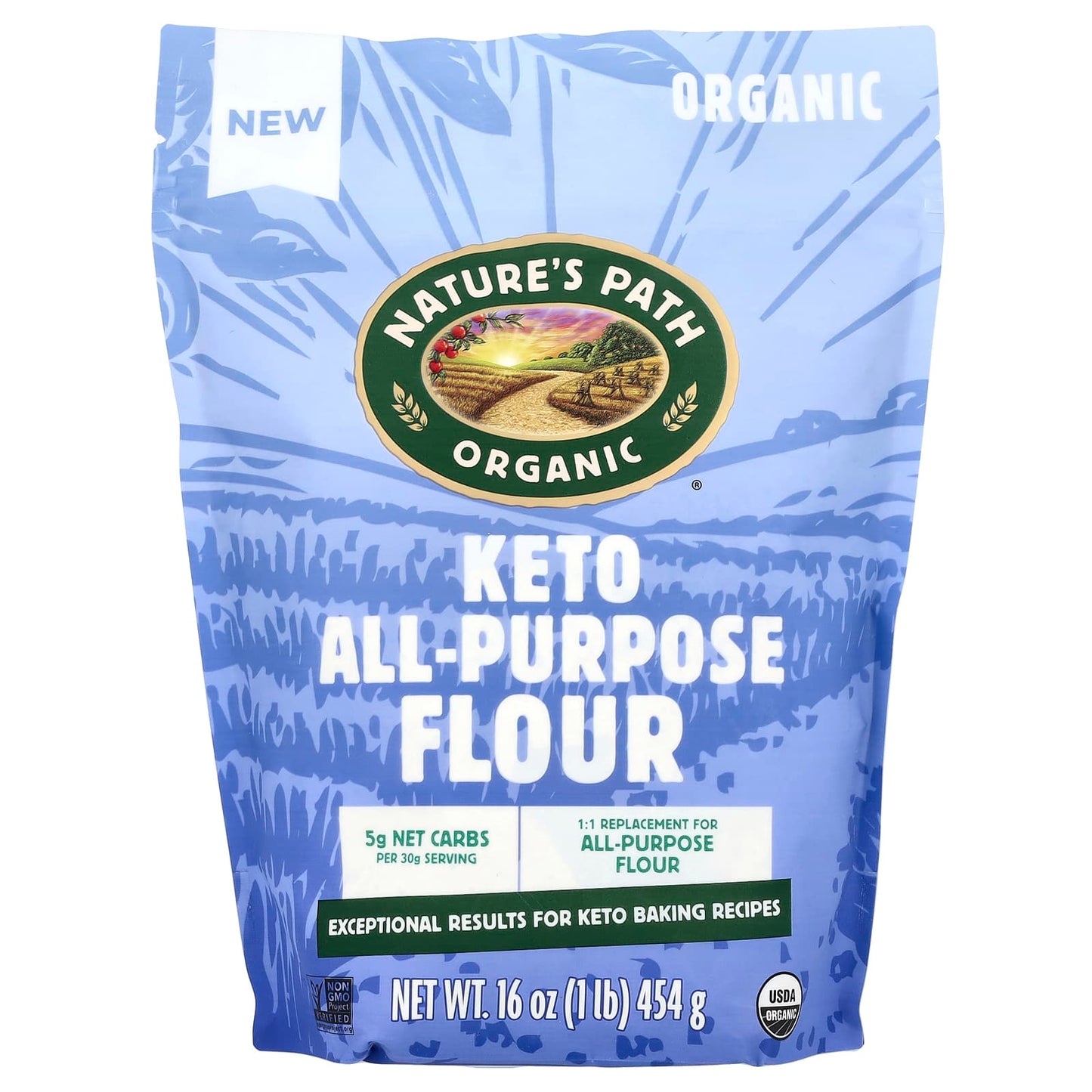 Nature's Path, Organic Keto All-Purpose Flour, 16 oz (454 g) - Image 1