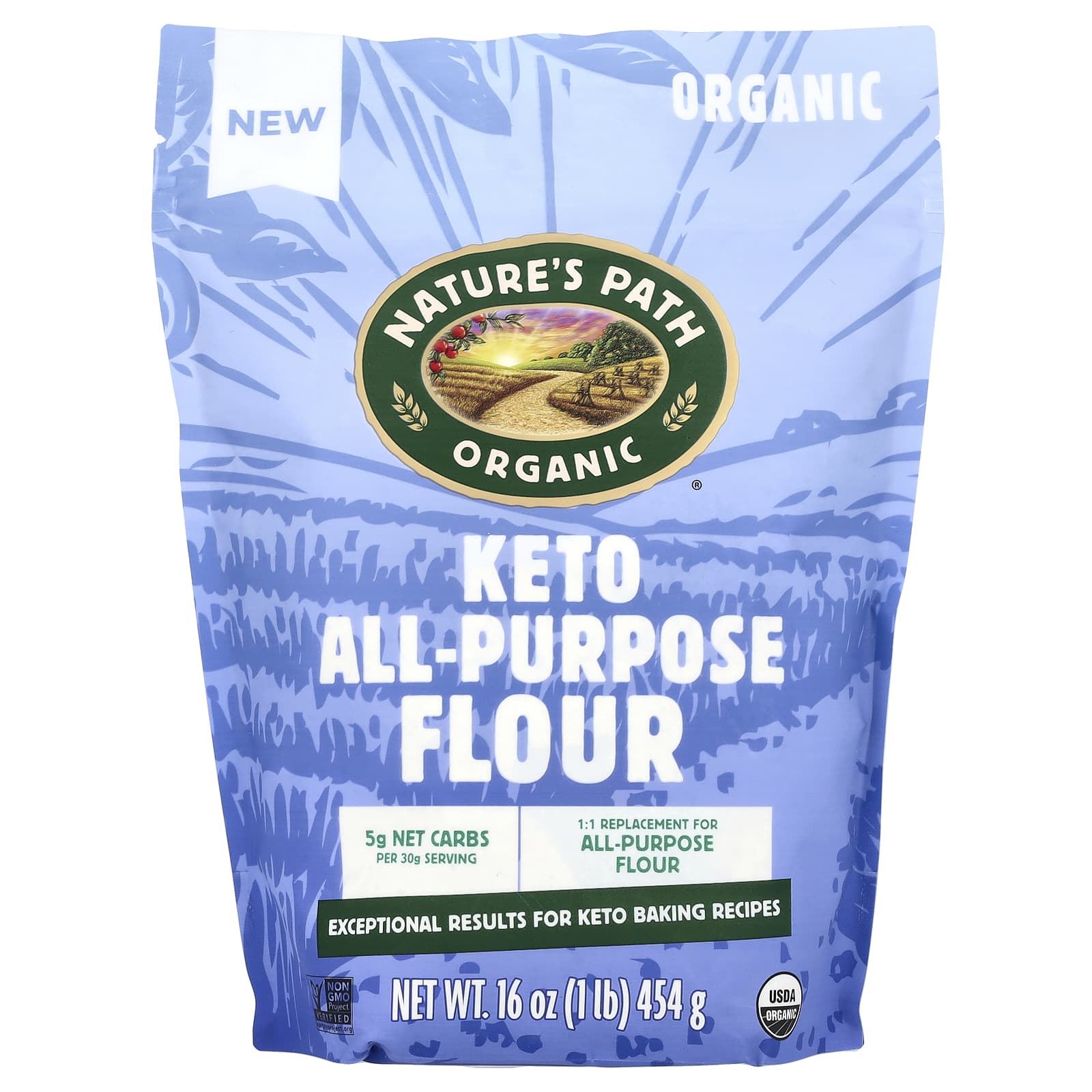 Nature's Path, Organic Keto All-Purpose Flour, 16 oz (454 g) - Image 1