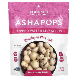 Popped Water Lily Seeds Snack by AshaPops - Guilt-Free Superfood