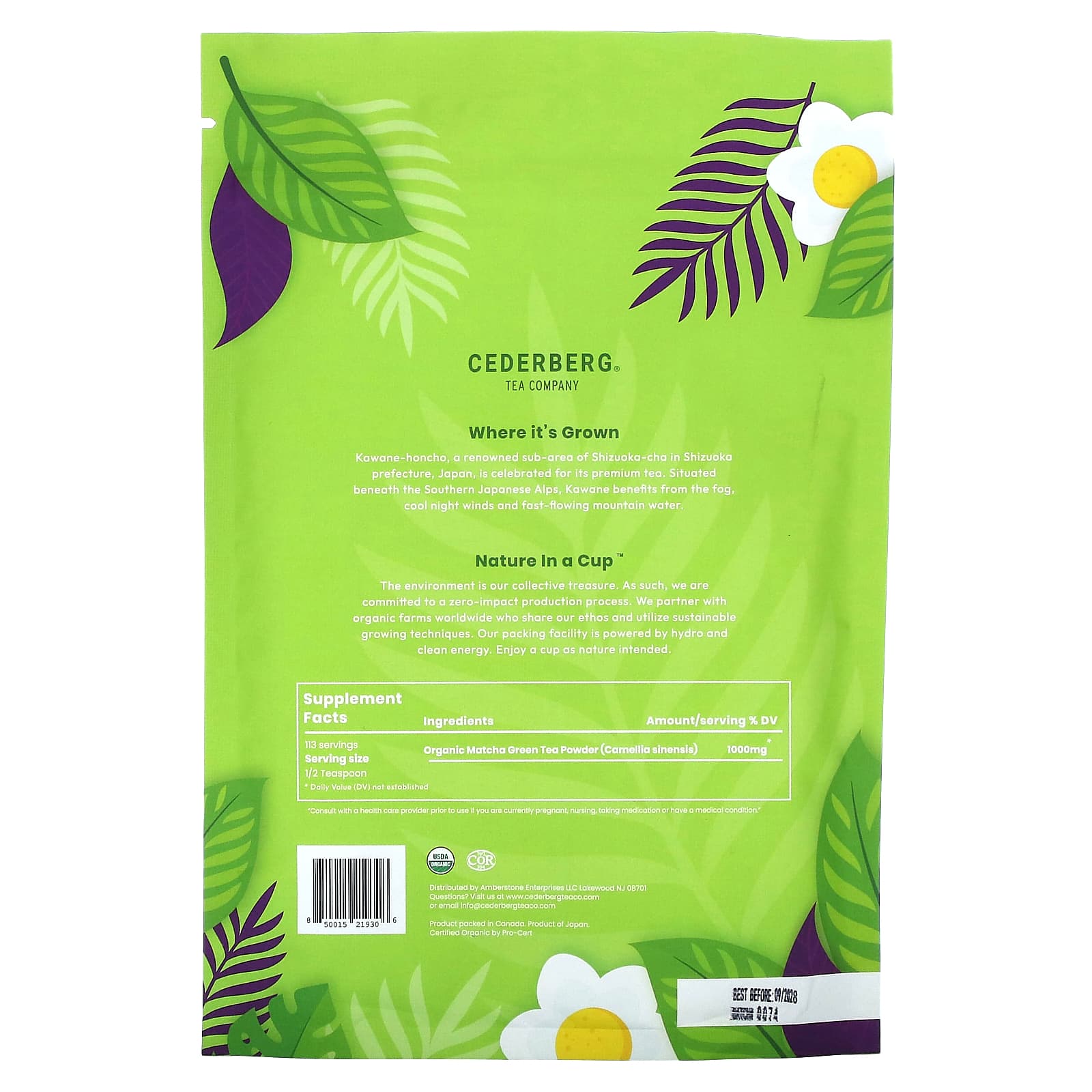 Organic Japanese Matcha Powder for Healthy Living - 4oz - Image 2