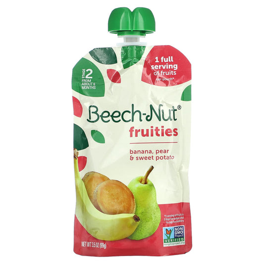 Beech-Nut Fruities Baby Food, 6+ Months, 3.5 oz (99g) - Image 1