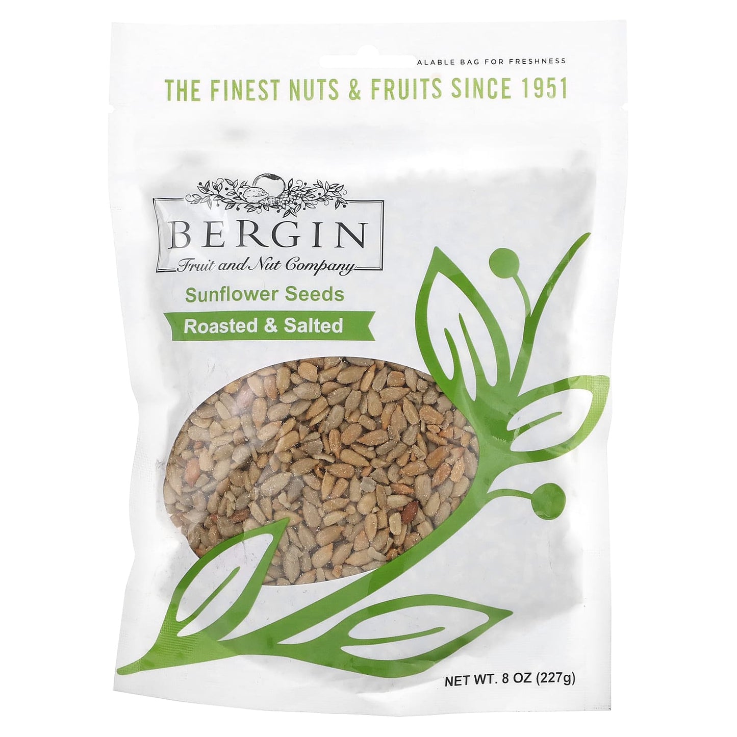 Roasted & Salted Sunflower Seeds by Bergin Fruit & Nut Co. - 8 oz - Image 1