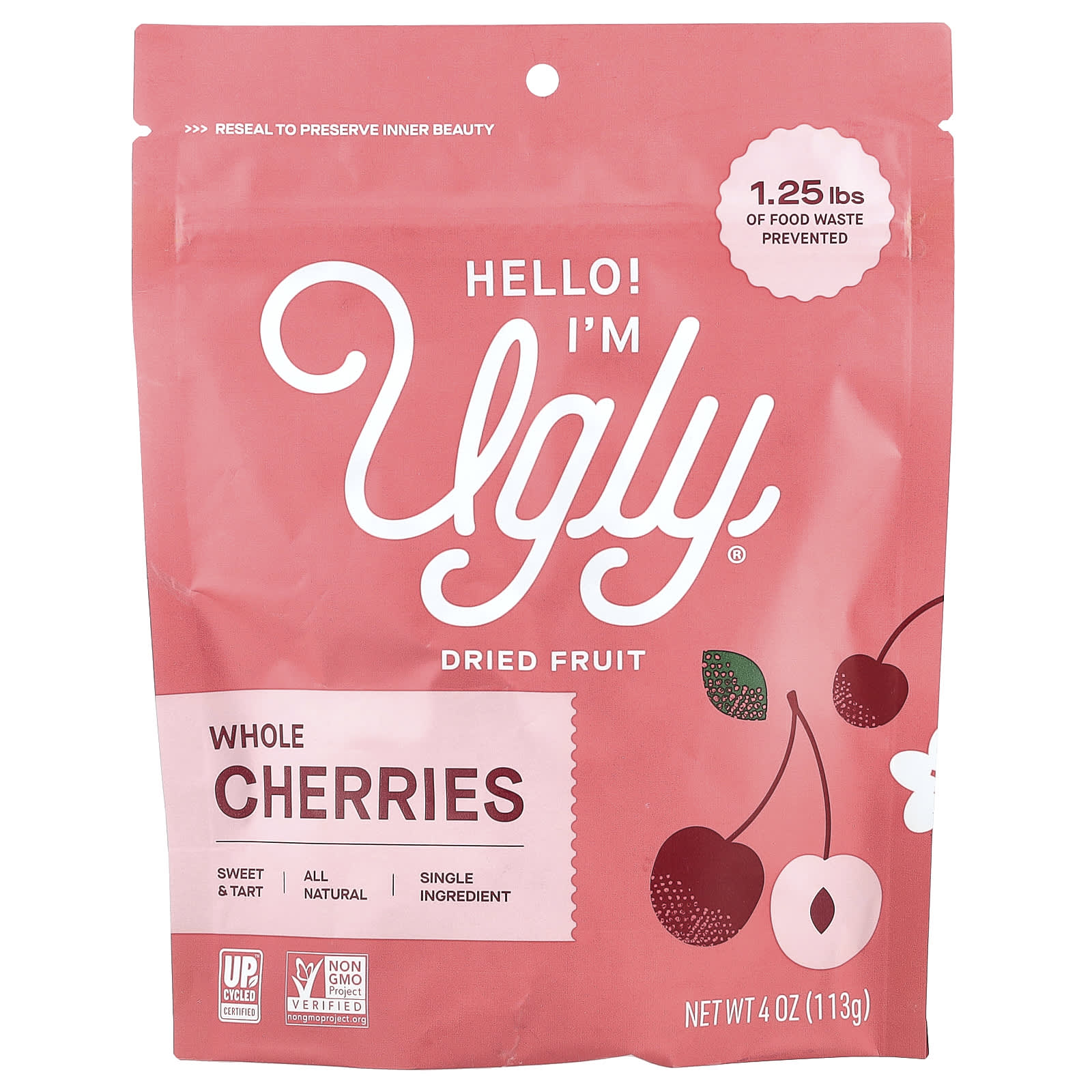 Ugly, Dried Cherries - All-Natural, No Added Sugar, Non-GMO - Image 1