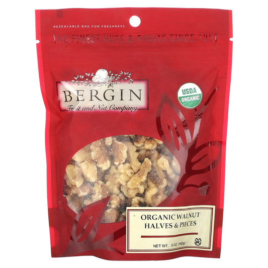 Organic Walnut Halves & Pieces by Bergin Fruit & Nut Co - 5 oz - Image 1
