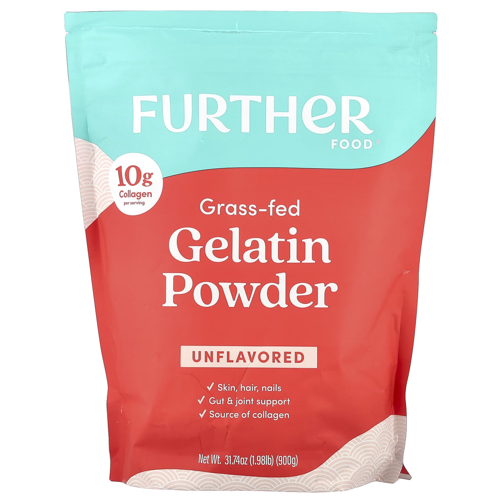 Grass-Fed Gelatin Powder by Further Food: Boost Skin & Joint Health - Image 1
