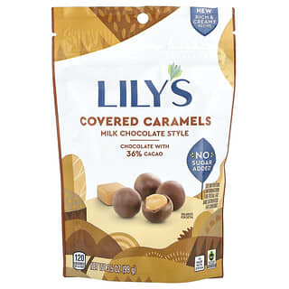 Sustainable Milk Chocolate Caramels by Lily's Sweets, 3.5 oz (99 g)