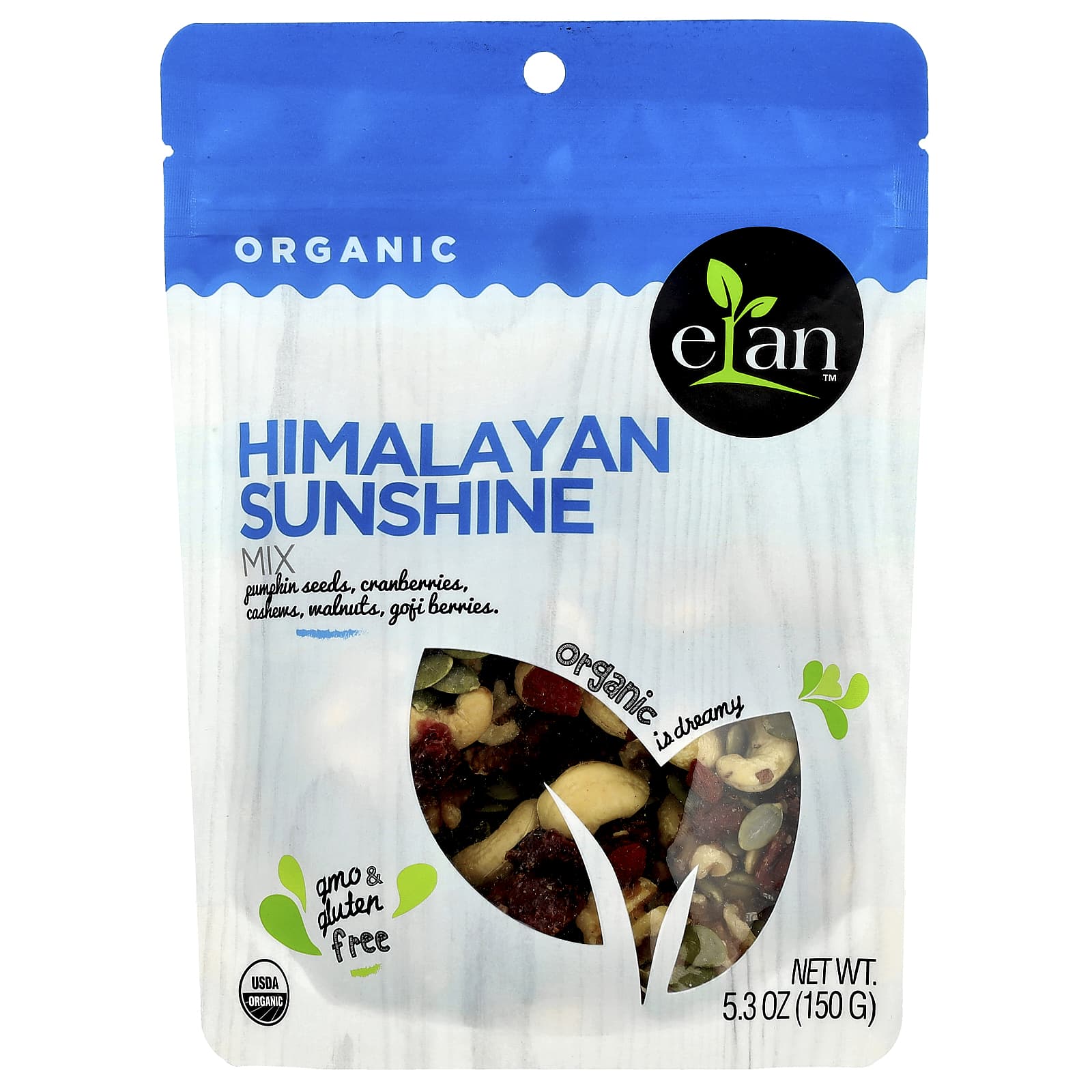 Organic Himalayan Sunshine Mix - Healthy Snack with Nuts & Dried Fruits - Image 1
