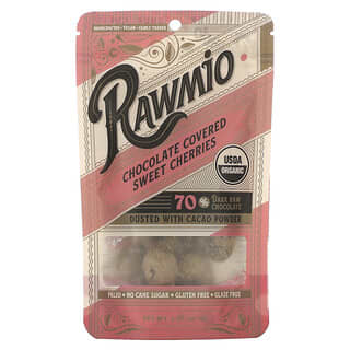 Dark Chocolate Covered Cherries - 70% Raw, Vegan, Organic