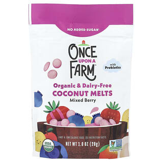 Once Upon A Farm, USDA Organic Coconut Melts for Toddlers, Mixed Berry