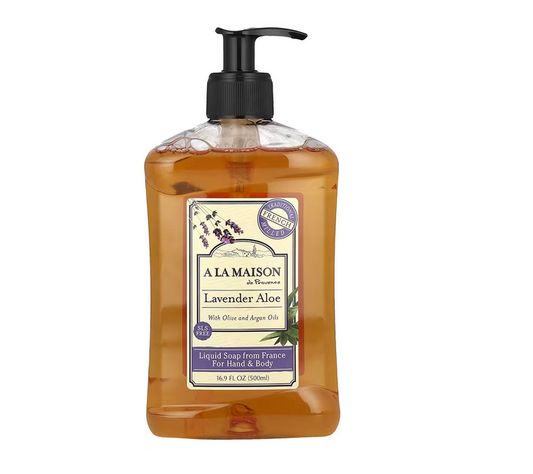 A La Maison de Provence, Liquid Soap For Hand & Body, Lavender Aloe, 16.9 fl oz (500 ml)
