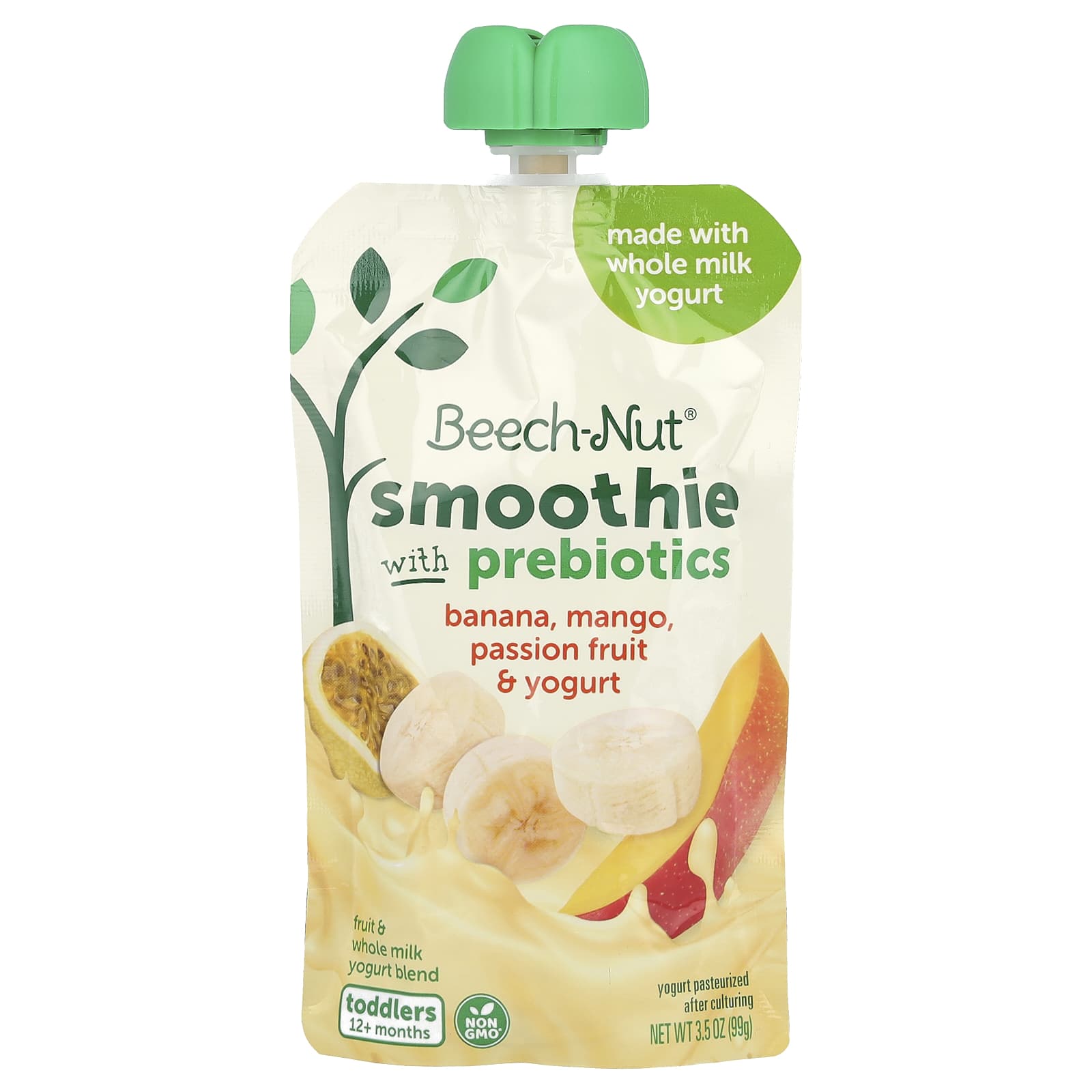Beech-Nut Toddler Smoothie with Prebiotics, Banana, Mango - Image 1