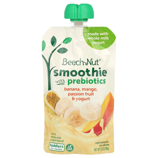 Beech-Nut Toddler Smoothie with Prebiotics, Banana, Mango - Image 1