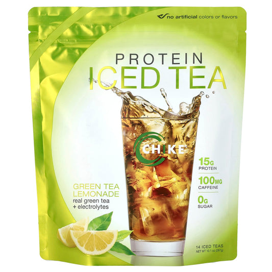Green Tea Protein Iced Tea by Chike Nutrition - 10.1 oz (287g) - Image 1