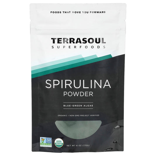 Terrasoul Superfoods, Spirulina Powder, 6 oz (170 g) - Image 1