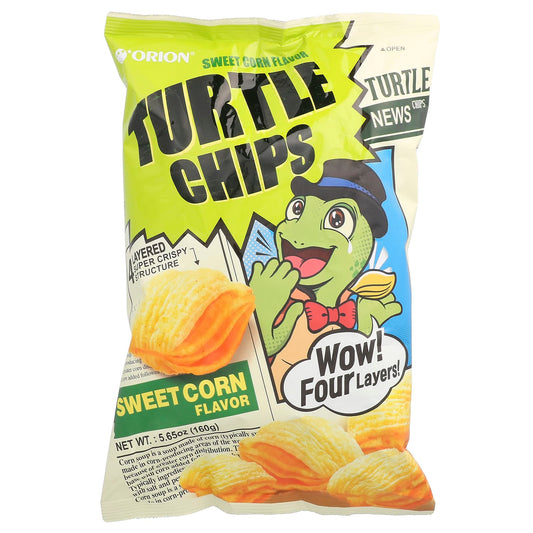 Orion, Turtle Chips, Sweet Corn, 5.65 oz (160 g) - Image 1
