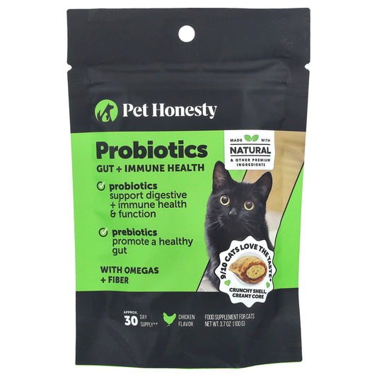 Pet Honesty, Probiotics, For Cats, Chicken, 3.7 oz (100 g) - Image 1