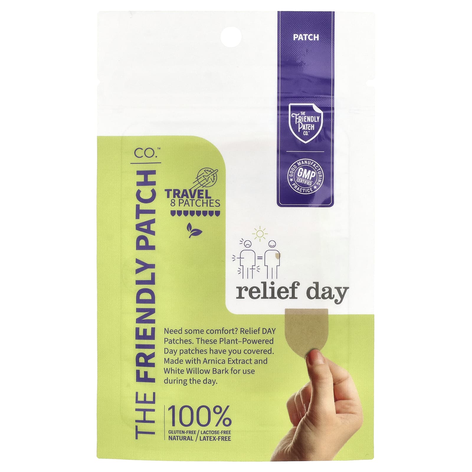 The Friendly Patch, Travel Patches, Relief Day , 8 Patches - Image 1