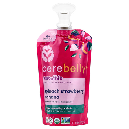 Cerebelly Organic Baby Brain Food Smoothie, 6+ Months, Dairy-Free - Image 1