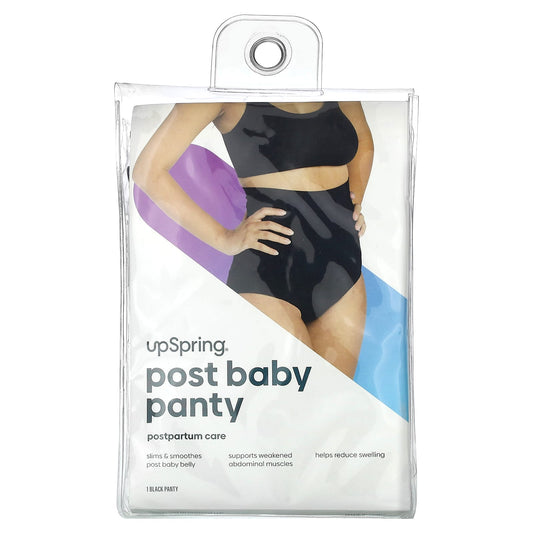 UpSpring, Post Baby Panty, Large/X-Large, Black, 1 Panty - Image 1