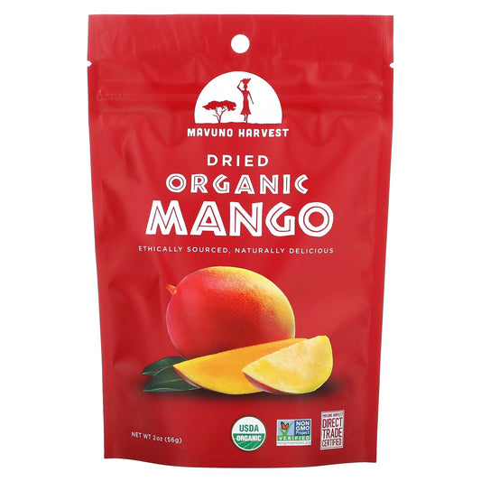 Mavuno Harvest, Organic Dried Mango, 2 oz (56 g) - Image 1