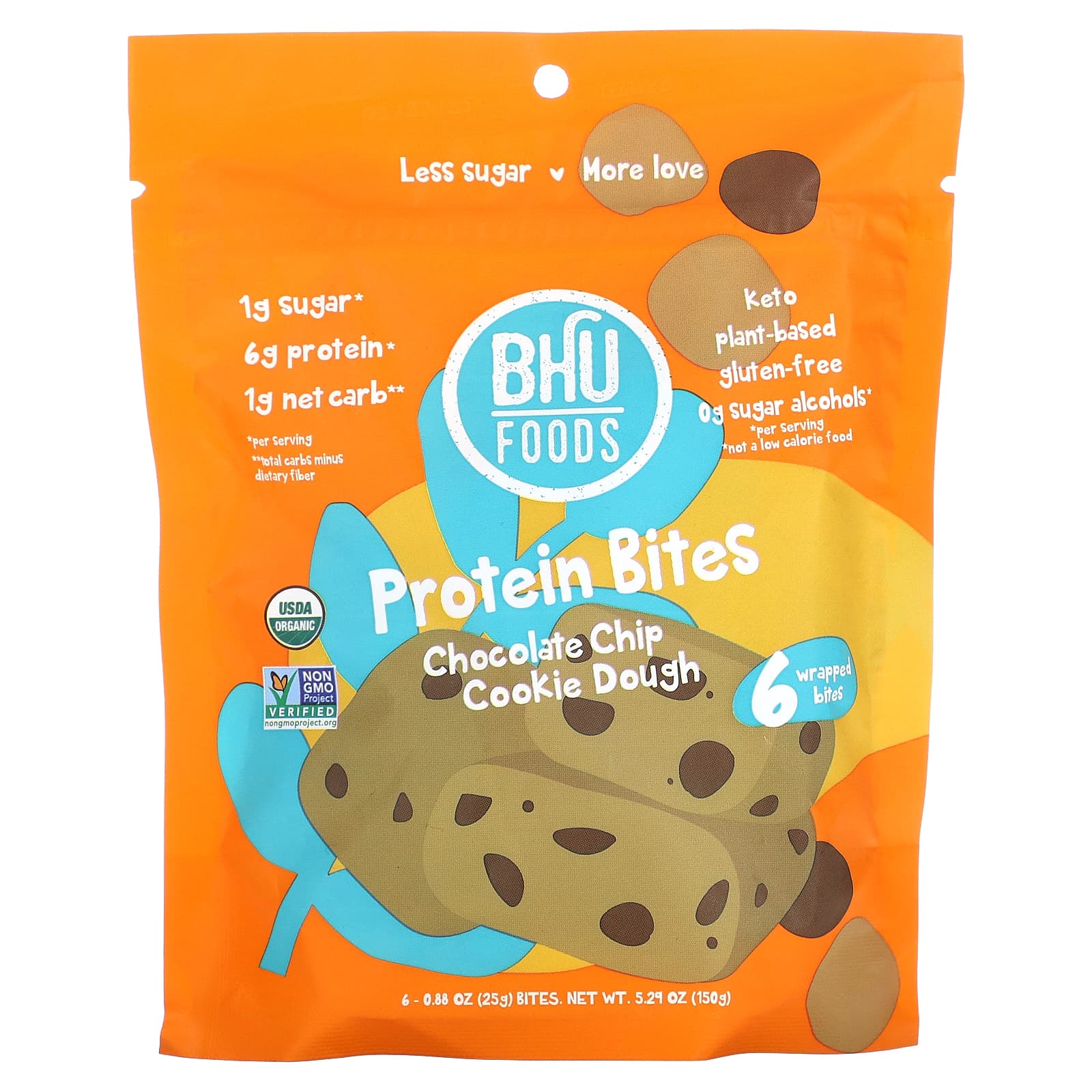 Indulge in Guilt-Free Chocolate Chip Cookie Dough Protein Bites from BHU Foods - Image 1