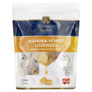 Natural Throat Relief with Manuka Honey Lozenges, MGO 400+