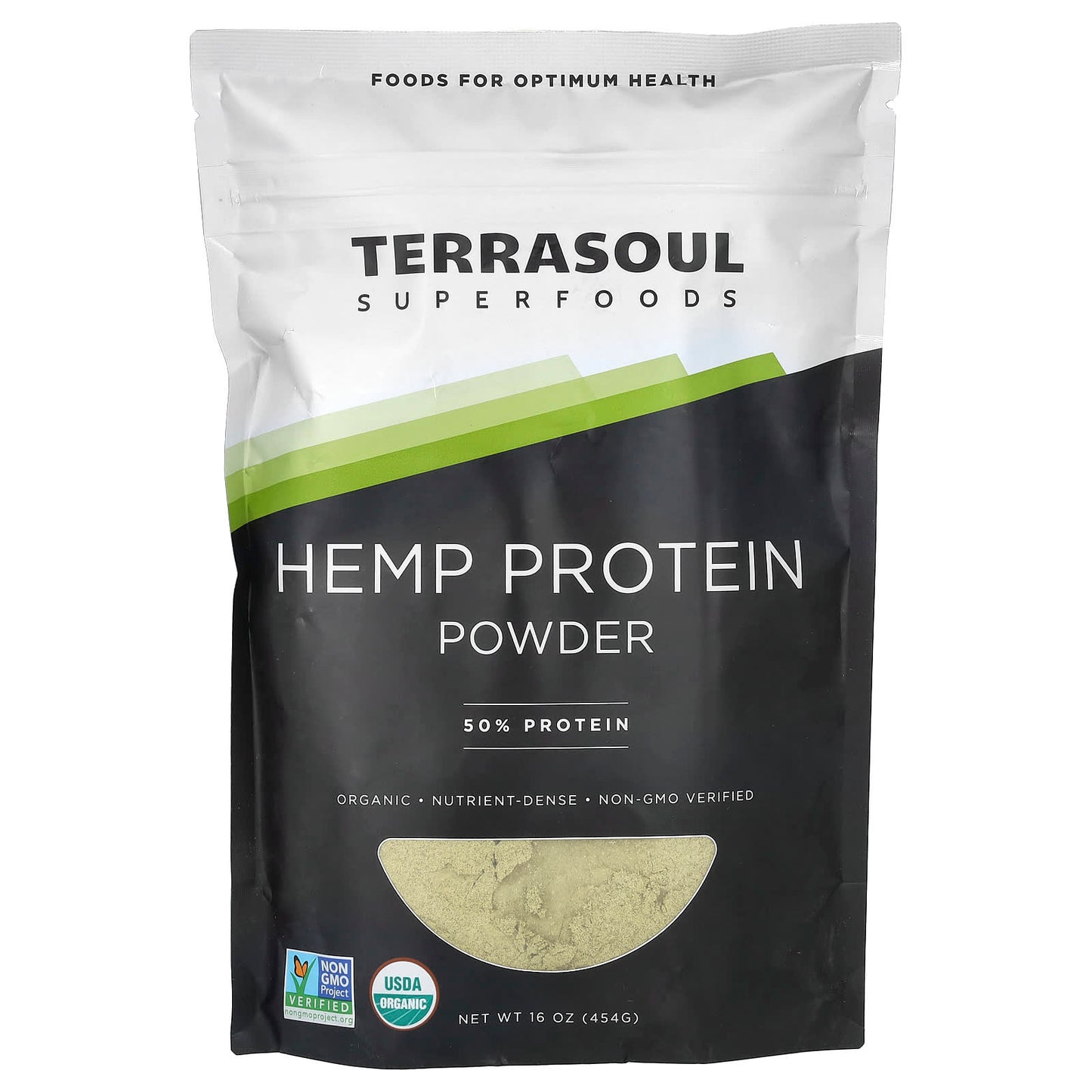 Terrasoul Superfoods, Hemp Protein Powder, 16 oz. (454 g) - Image 1