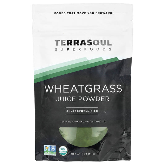Terrasoul Superfoods, Wheat Grass Juice Powder, 5 oz (141 g) - Image 1