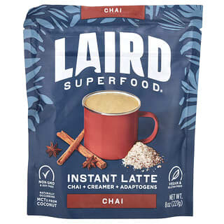 Laird Superfood Instant Chai Latte | Vegan, Gluten-Free, No Sugar