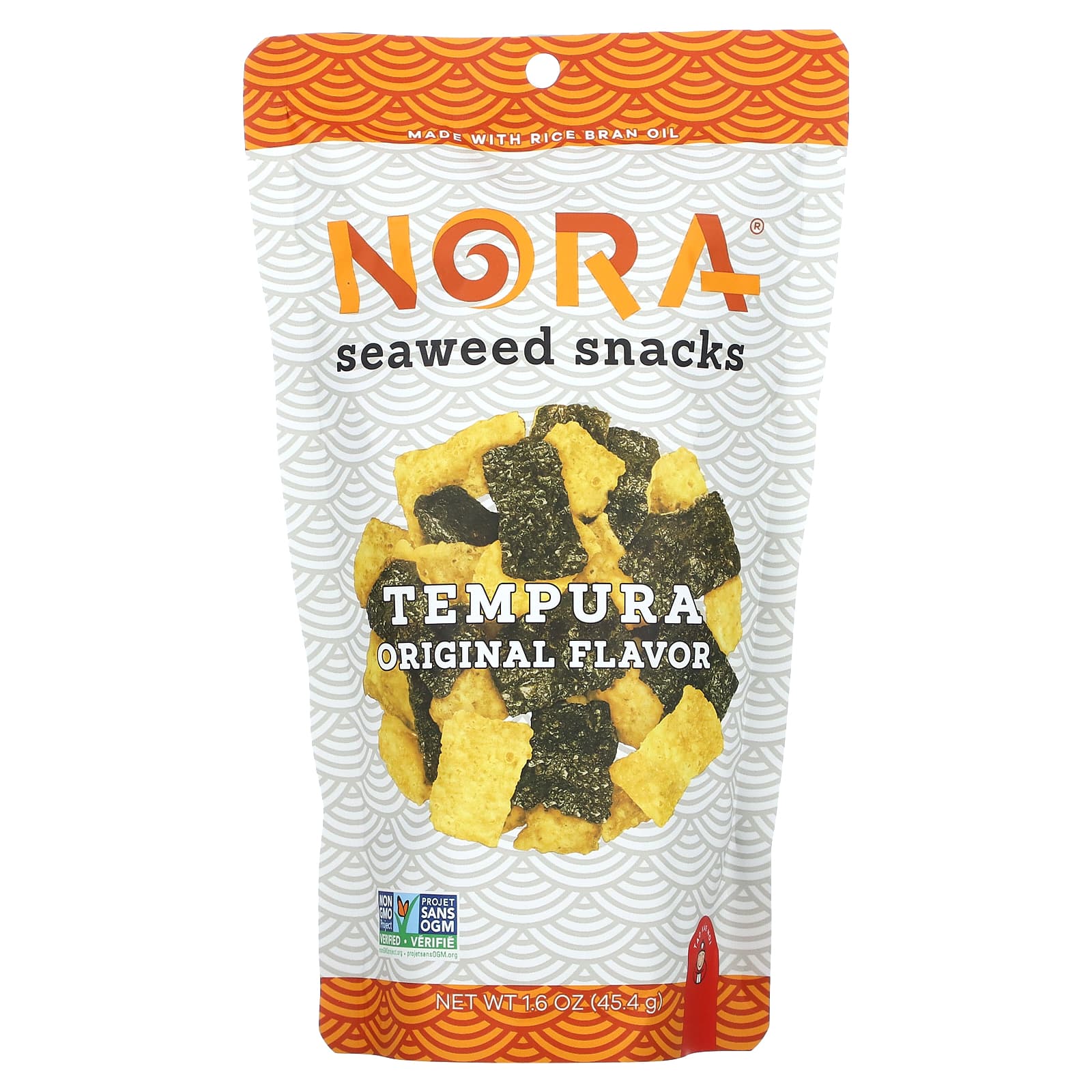 Nora Snacks, Seaweed Snacks, Tempura Original, 1.6 oz (45.4 g) - Image 1