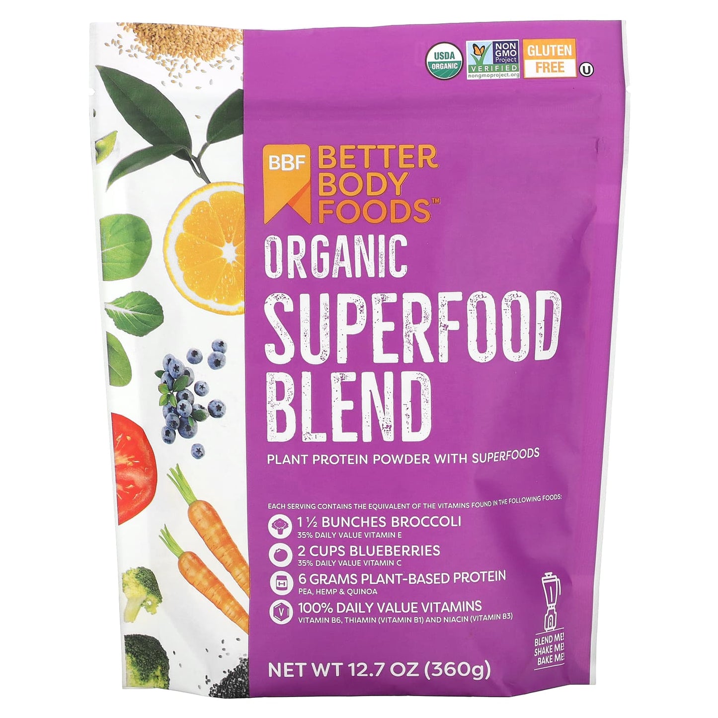 Boost Your Day with USDA Organic Superfood Blend by BetterBody Foods - Image 1