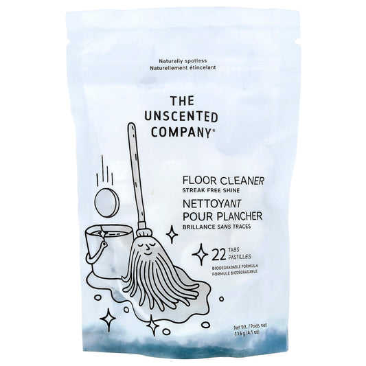 The Unscented Company, Floor Cleaner, 22 Tabs, 4.1 oz (116 g) - Image 1