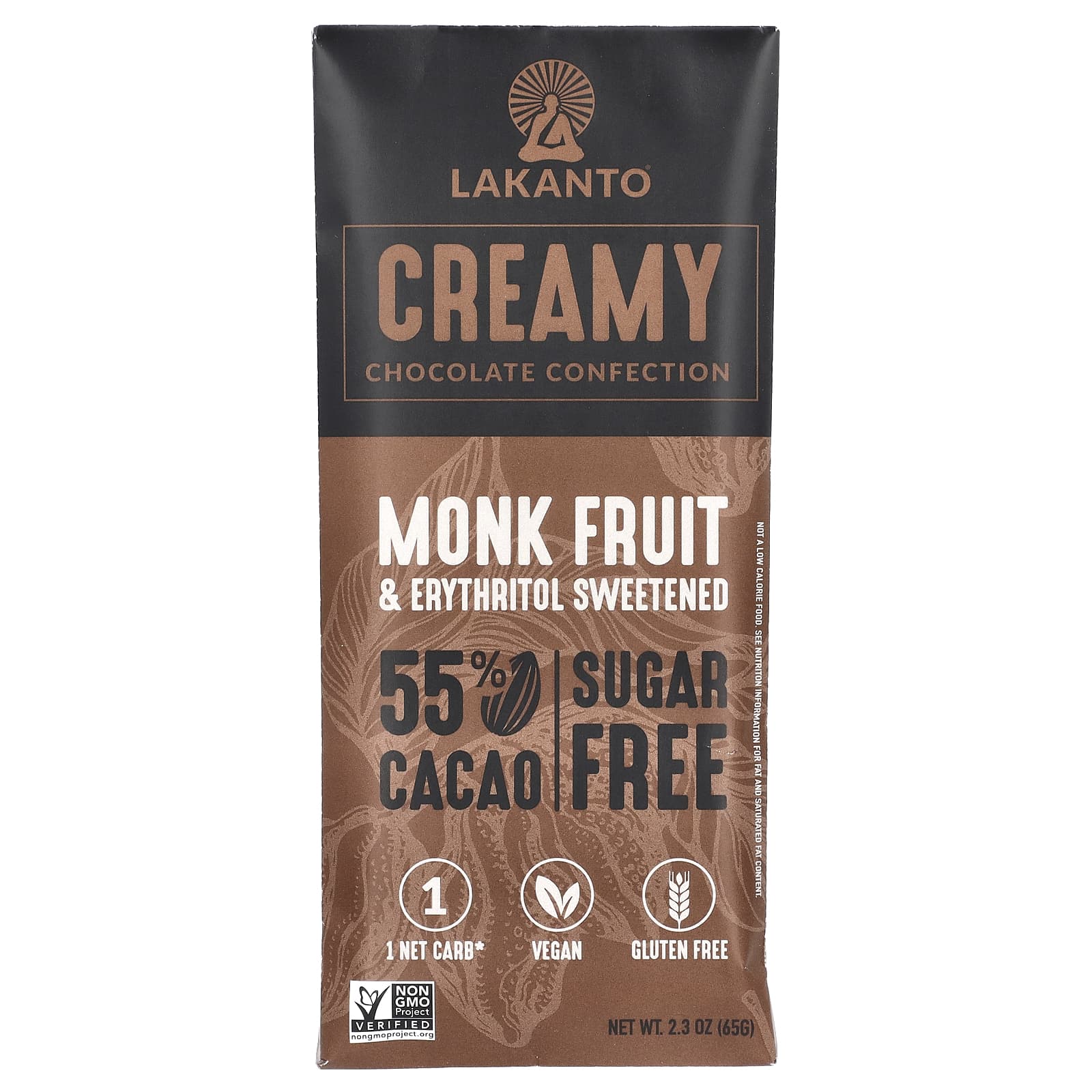 Lakanto, Creamy Chocolate Confection, 2.3 oz (65 g)