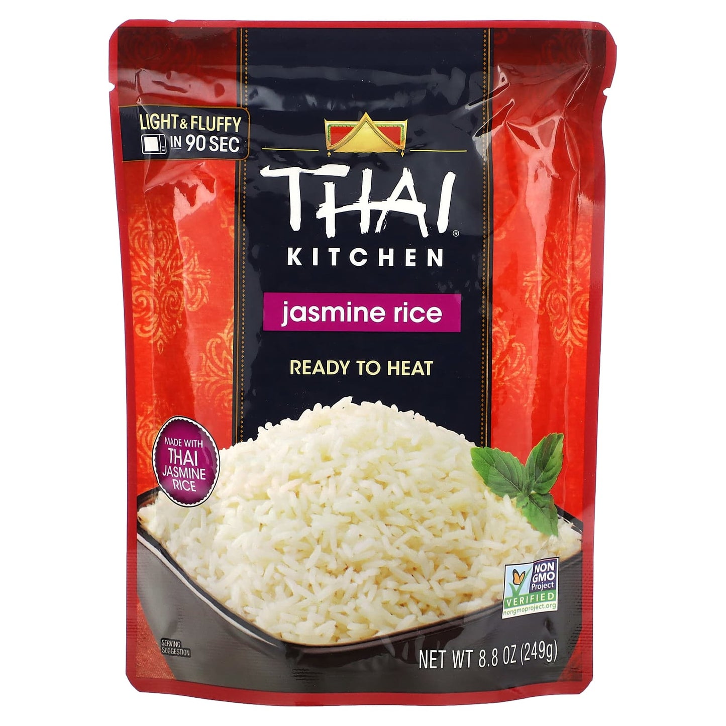 Thai Kitchen, Ready To Heat, Jasmine Rice, 8.8 oz (249 g) - Image 1