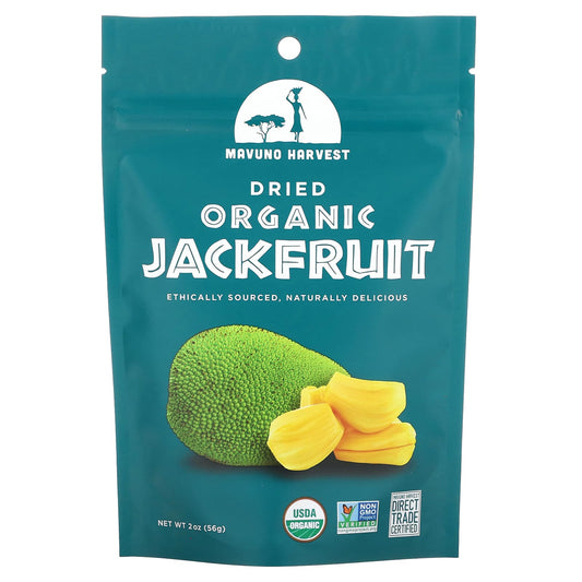 Mavuno Harvest, Organic Dried Jackfruit, 2 oz (56 g) - Image 1