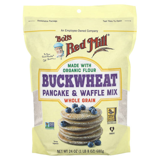 Bob's Red Mill Buckwheat Pancake & Waffle Mix, Whole Grain, Non-GMO - Image 1