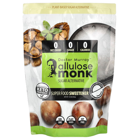 Dr. Murray's Allulose Monk Sugar Alternative, 16 oz (454g) - Keto Friendly - Image 1