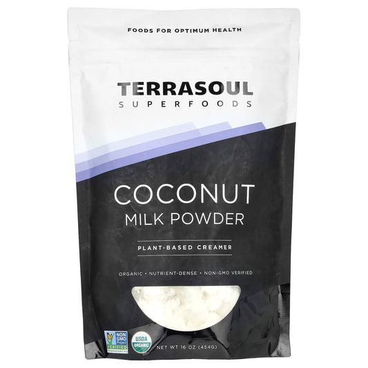Terrasoul Superfoods, Coconut Milk Powder, 16 oz (454 g) - Image 1