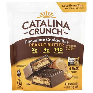Catalina Crunch Keto Chocolate Cookie Bars, 4-Pack, Gluten-Free, Kosher