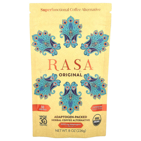 Rasa, Adaptogen-Packed Herbal Coffee Alternative, Original, 8 oz (226 g) - Image 1