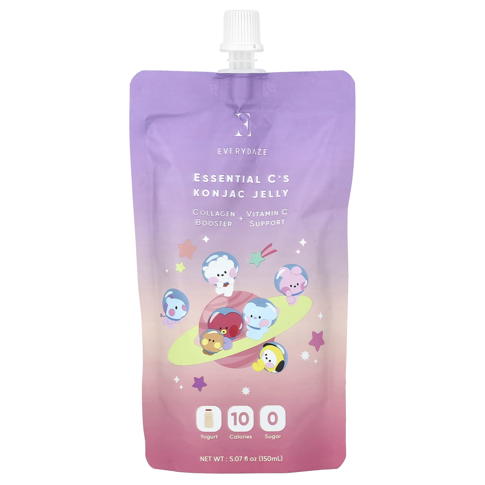 Essential C's Konjac Jelly Yogurt Snack with Collagen and Vitamin C - Image 1