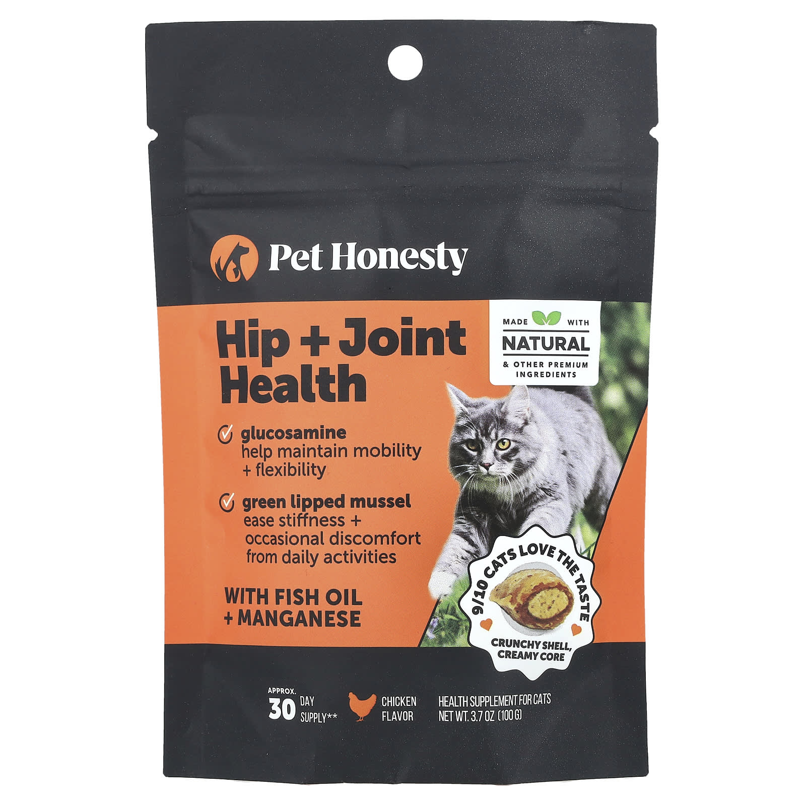 Pet Honesty, Hip & Joint Health, For Cats, Chicken, 3.7 oz (100 g) - Image 1
