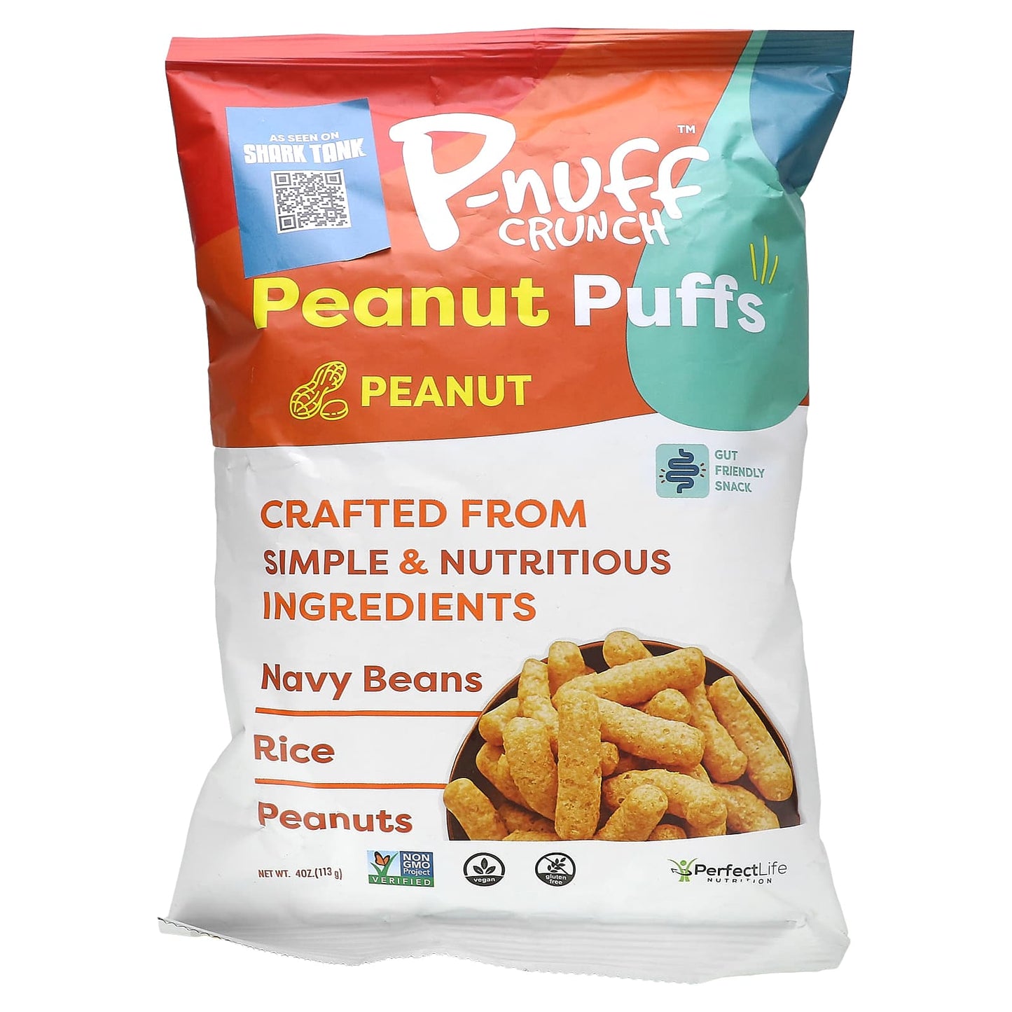 P-Nuff, Crunch, Peanut Puffs, Peanut, 4 oz (113 g) - Image 1