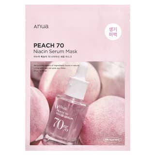 Peach 70 Niacin Serum Face Mask by Anua, 1 Sheet, 0.88 oz (25g)