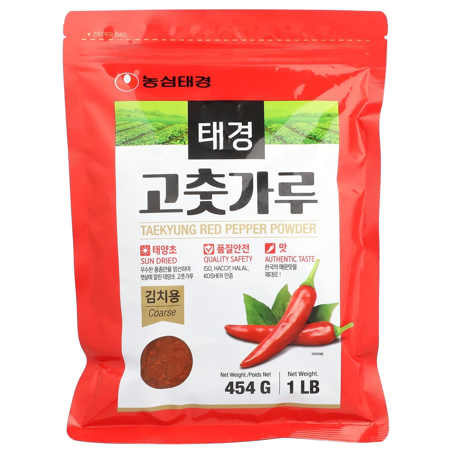 Nongshim, Taekyung Red Pepper Powder, Coarse, 454 g - Image 1