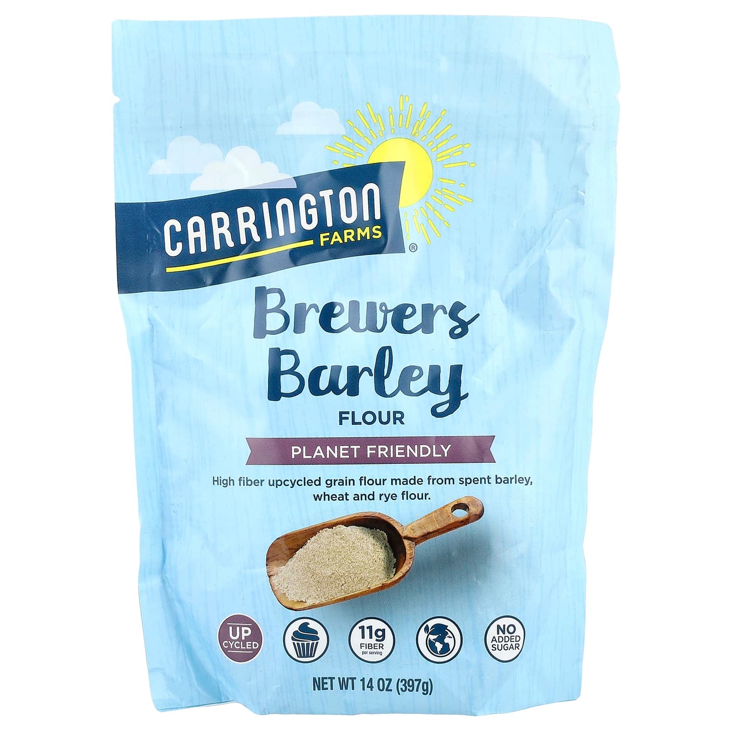 Brewers Barley Flour | High Fiber, Low Sugar, Kosher - Carrington Farms - Image 1