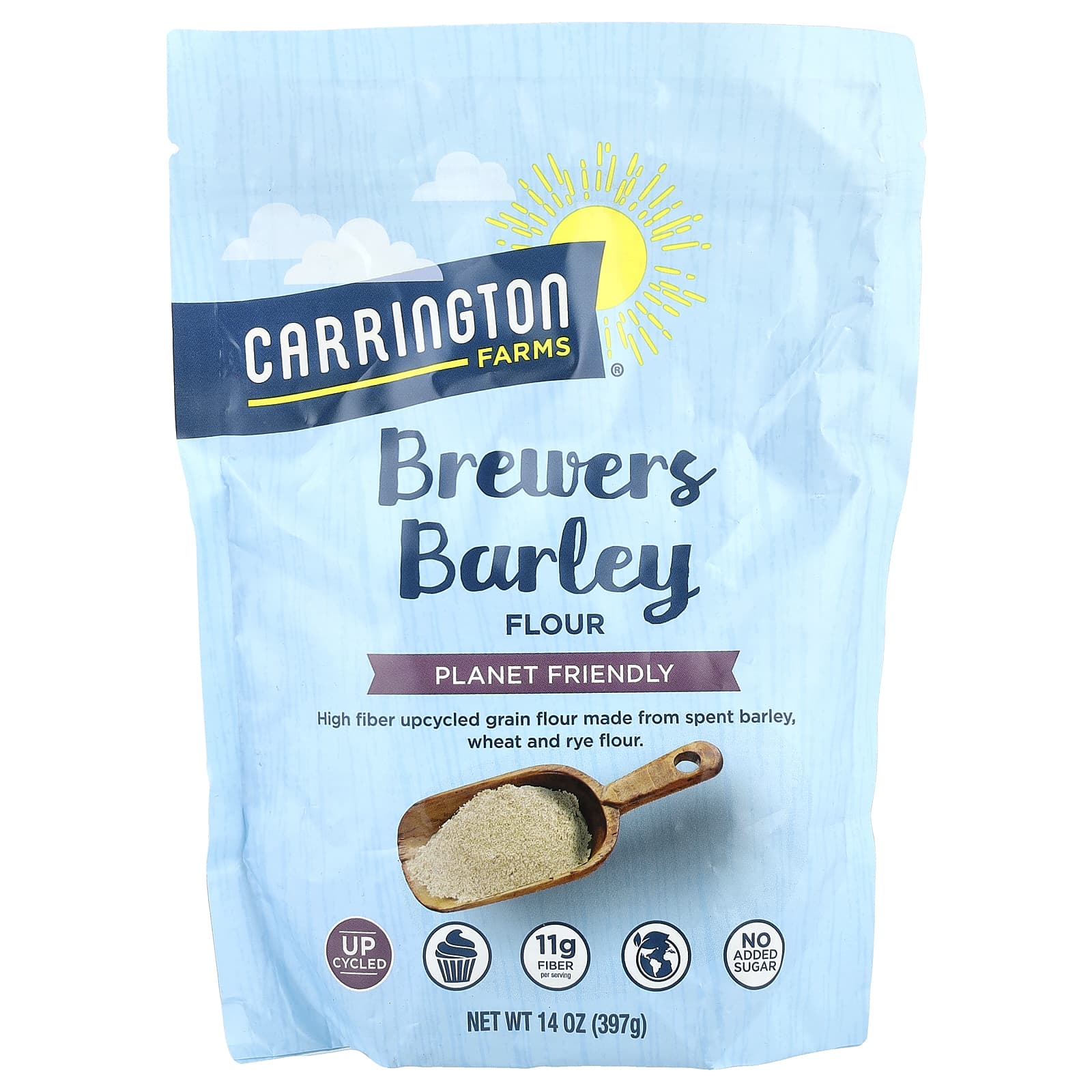 Brewers Barley Flour | High Fiber, Low Sugar, Kosher - Carrington Farms - Image 1