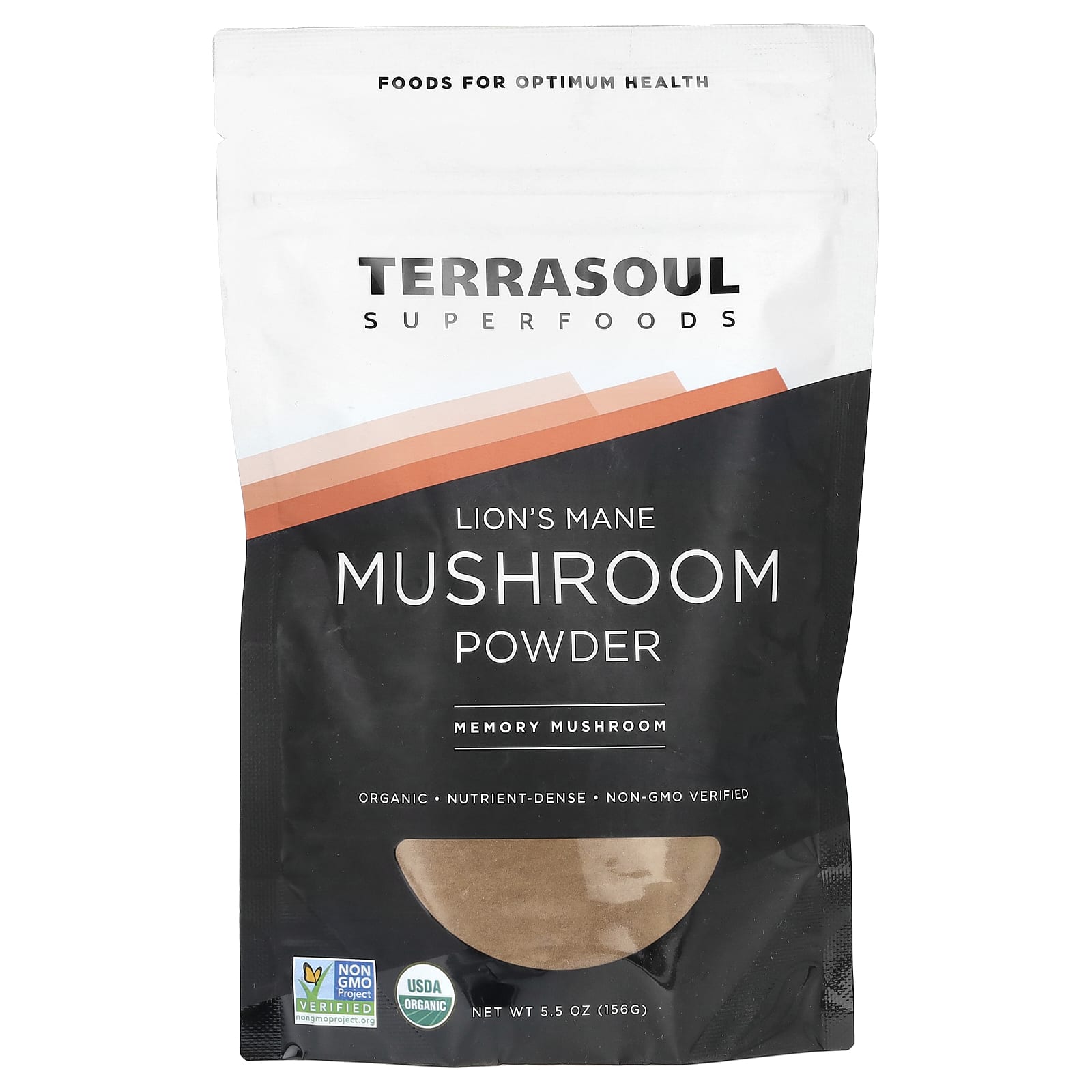 Terrasoul Superfoods, Lion's Mane Mushroom Powder, 5.5 oz. (156 g) - Image 1
