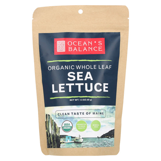 Ocean's Balance, Organic Whole Leaf Sea Lettuce, 1.5 oz (42 g) - Image 1