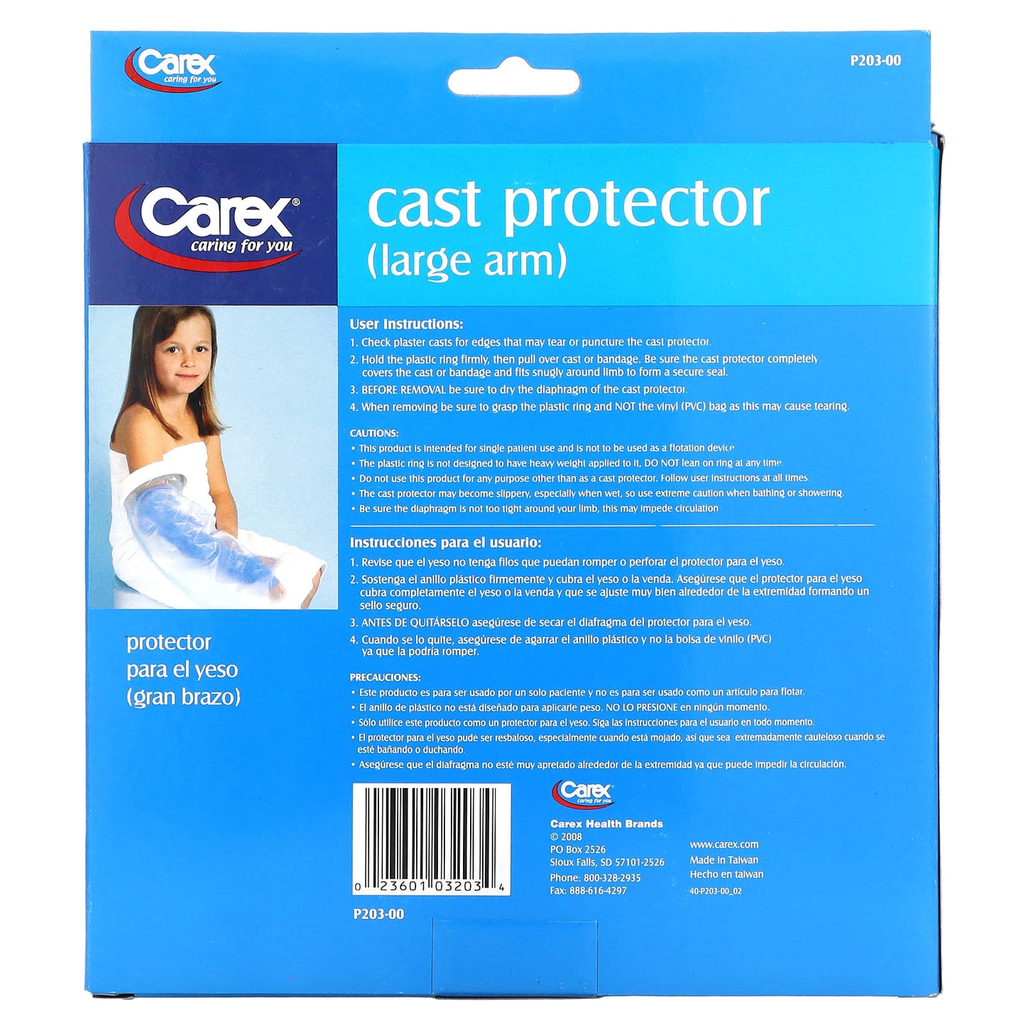 Waterproof Cast Protector for Large Arm Casts - Extra Long, Reusable - Image 2